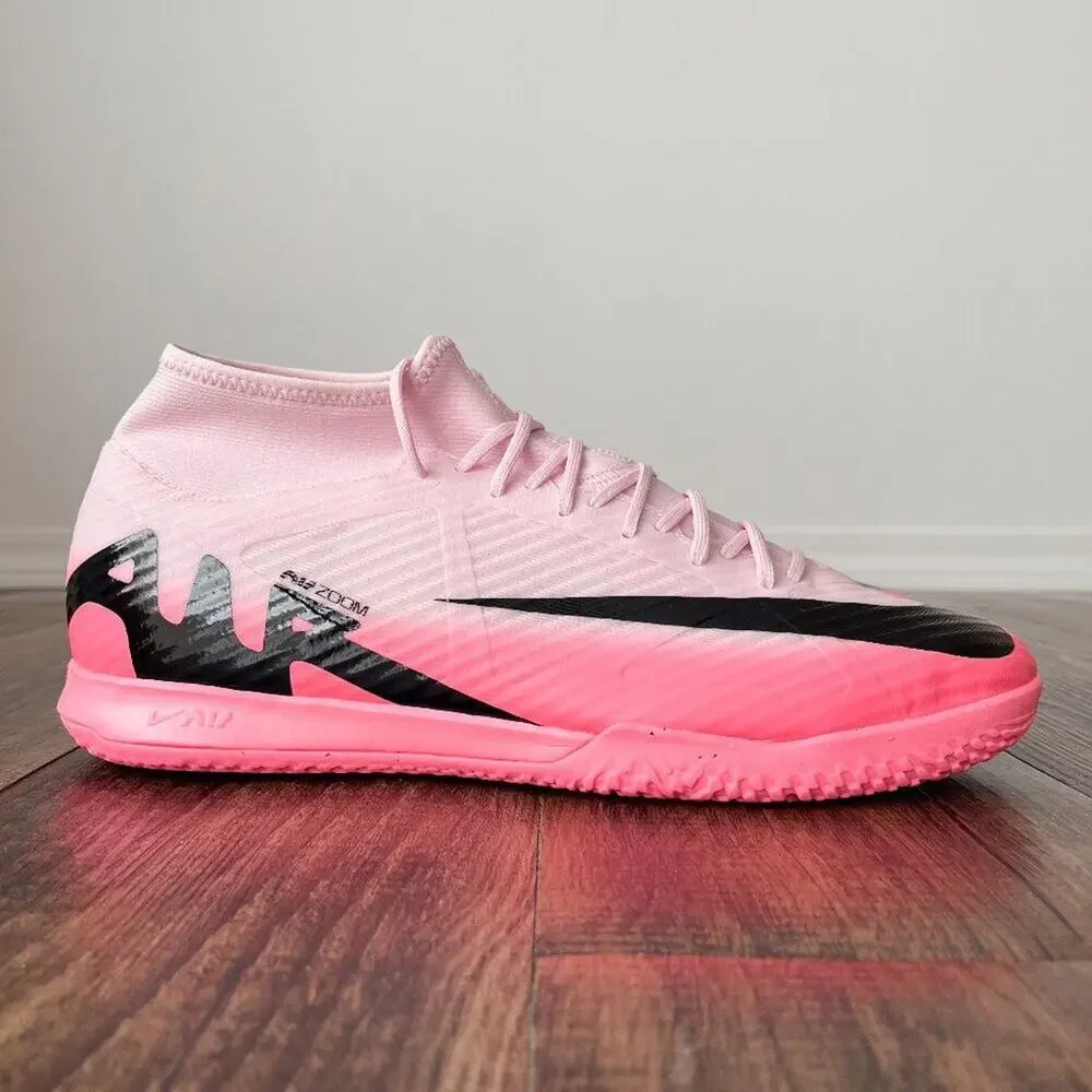 Nike Zoom Superfly 9 Academy IC Indoor Soccer Shoes DJ5627-601 Size 11.5 Pink
